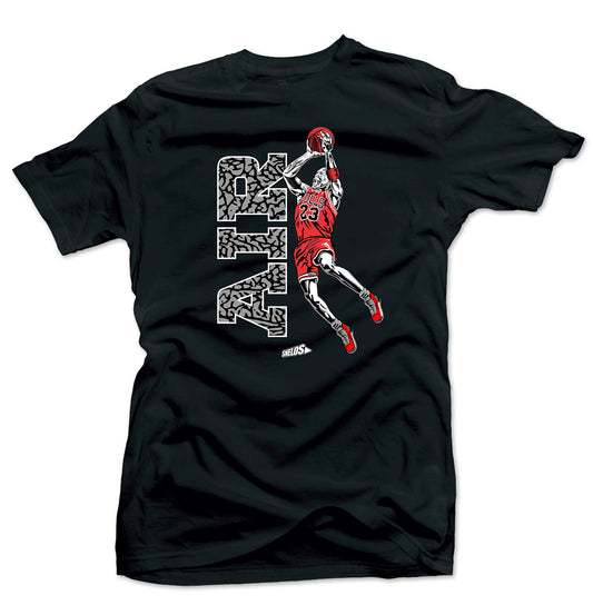 Shirt to Match Jordan Retro 3" Red Cement 2020 Sneaker Tees (Jordan Retro 3 Red Cement Match Shirts- Jordan Retro 3 Red Cement Match Shirts- AIR (Black) 3XL)