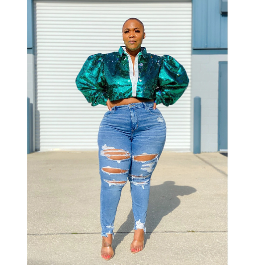 Large Denim Trousers for Women